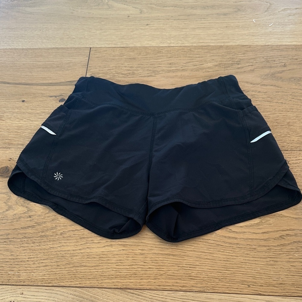 Athleta girl Black Athletic Shorts 8/10